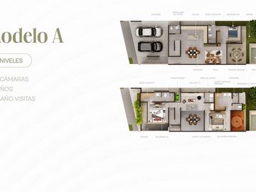 En Pre Venta Casa tipo Townhouse en Temozón Norte, Mérida, Yucatán (3 y 4 Rec)