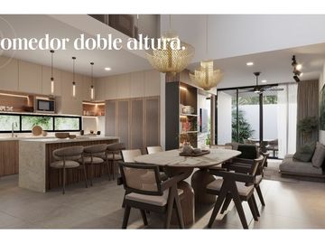 En Pre Venta Casa tipo Townhouse en Temozón Norte, Mérida, Yucatán (3 y 4 Rec)