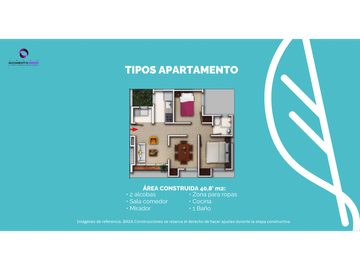 VENTA APARTAMENTOS VIS PARA ESTRENAR EN DOSQUEBRADAS