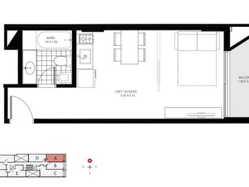 Monoambiente en venta  a estrenar en Tucuman - Apto profesional