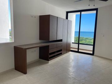 Departamento en venta frente al mar de Telchac Puerto.