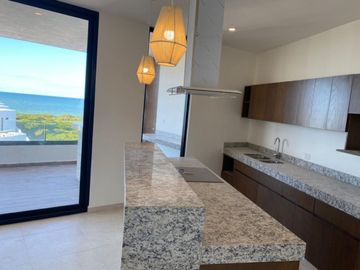 Departamento en venta frente al mar de Telchac Puerto.