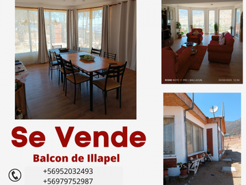 Se vende Casa en el Balcón de Illapel