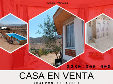 Se vende Casa en el Balcón de Illapel