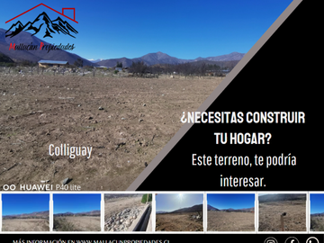 Se vende Terreno en Colliguay