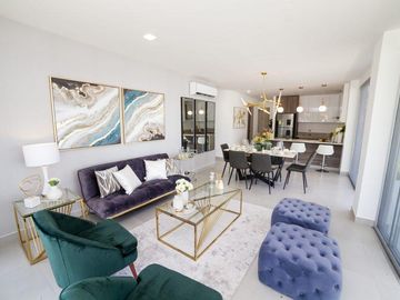 Venta Depart con Vista Al Río, 2 Dorm, PB, Patio, Urb. Provenza  MFV-AQT-GYE
