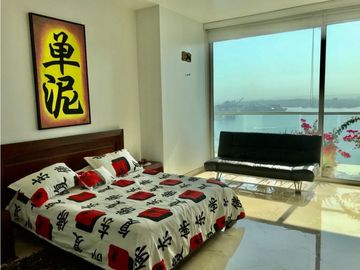 A LA VENTA EN CARTAGENA LUJOSO APARTAMENTO FRENTE AL MAR