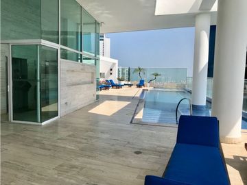 A LA VENTA EN CARTAGENA LUJOSO APARTAMENTO FRENTE AL MAR