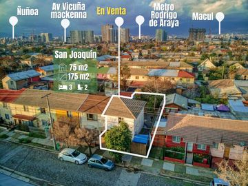 Casa en venta en San Joaquín. Músicos del Mundo - Divergente Asesores