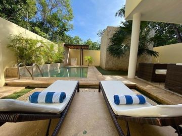 Bonita casa en venta en Villa Nautilus dentro de  Aldea Zamá, Tulum, Qroo.