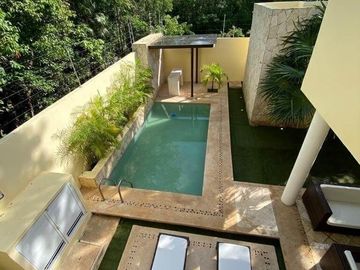 Bonita casa en venta en Villa Nautilus dentro de  Aldea Zamá, Tulum, Qroo.