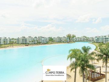 Departamento venta de 1 dormitorio terraza y cochera en Lagoon Pilar