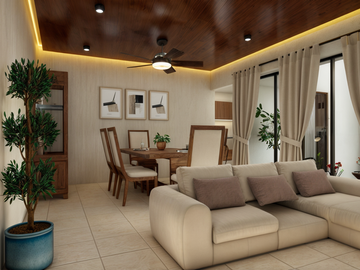 Casas de 1 Planta con 3 Recámaras en la Privada Residencial Ukum Conkal Norte