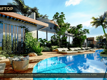 Penthouse en Ejidal, Tulum, Quintana Roo CAEN-1065-Ph