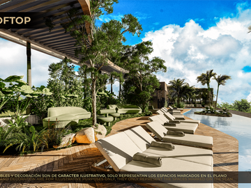 Penthouse en Ejidal, Tulum, Quintana Roo CAEN-1065-Ph