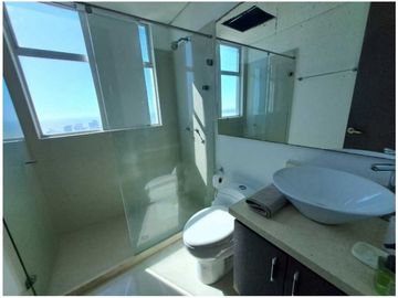 Apartamento Bocagrande sobre la bahia