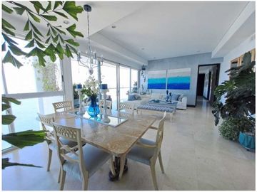 Apartamento Bocagrande sobre la bahia