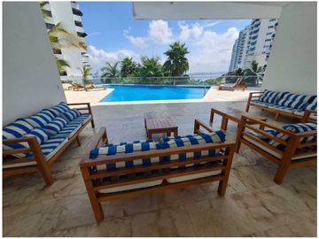 Apartamento Bocagrande sobre la bahia