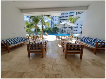 Apartamento Bocagrande sobre la bahia