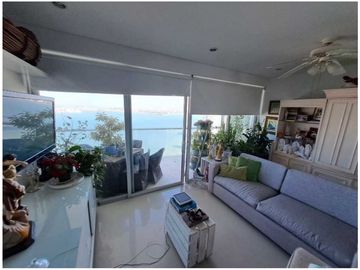 Apartamento Bocagrande sobre la bahia