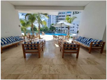 Apartamento Bocagrande sobre la bahia