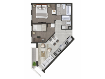 Excelente Dpto. 2d+2b Barrio Yungay