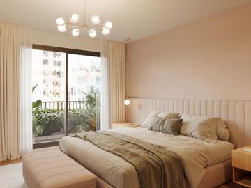 Departamento de 2 dormitorios con balcón a la venta. Amenities