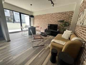 2 ambientes duplex a estrenar, con terraza y parrilla.