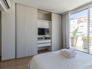Semipiso 2 Ambientes con Balcón Terraza, cochera y parilla Belgrano APTO CREDITO y profesional