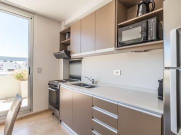 Semipiso 2 Ambientes con Balcón Terraza, cochera y parilla Belgrano APTO CREDITO y profesional