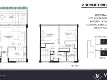 Departamento 3 ambientes con terraza  y amenities. A estrenar.