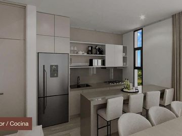 Departamentos en Venta en Campo de Golf en Pesquería