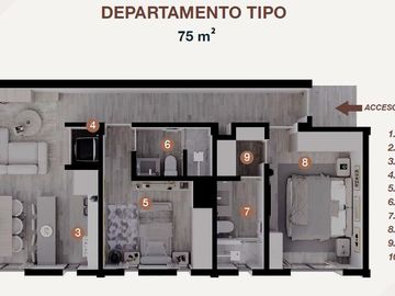 Departamentos en Venta en Campo de Golf en Pesquería