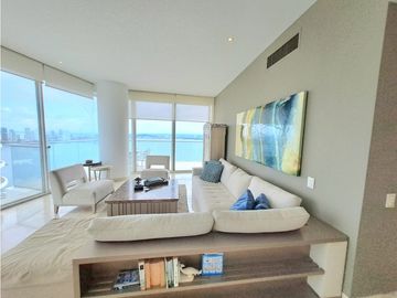 Apartamento Bocagrande sobre la bahia