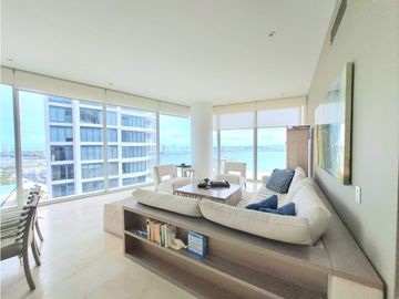 Apartamento Bocagrande sobre la bahia