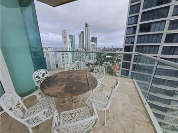 Apartamento Bocagrande sobre la bahia