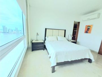 Apartamento Bocagrande sobre la bahia