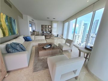 Apartamento Bocagrande sobre la bahia