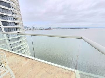 Apartamento Bocagrande sobre la bahia