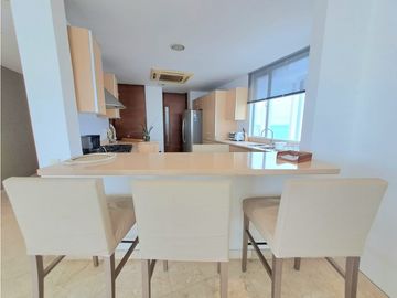 Apartamento Bocagrande sobre la bahia