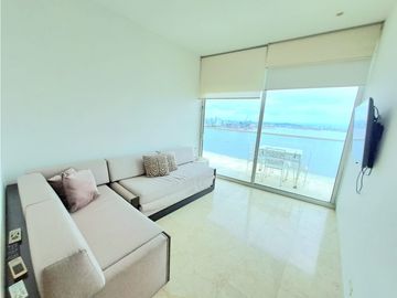 Apartamento Bocagrande sobre la bahia
