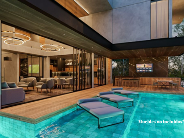 Casa de 5 recamaras, una en planta baja y con vista al mar en Yucatan Country