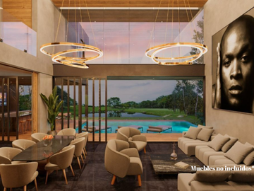 Casa de 5 recamaras, una en planta baja y con vista al mar en Yucatan Country
