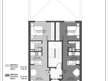 Departamento venta centro 1 dormitorio balcón al frente Oroño