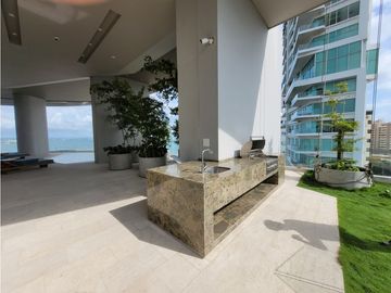 Apartamento bocagrande sobre la bahia