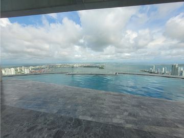 Apartamento bocagrande sobre la bahia