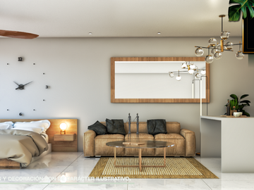 Penthouse en Ejidal, Tulum, Quintana Roo CAEN-1064-Ph