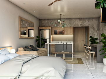 Penthouse en Ejidal, Tulum, Quintana Roo CAEN-1064-Ph