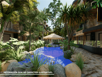 Penthouse en Ejidal, Tulum, Quintana Roo CAEN-1064-Ph