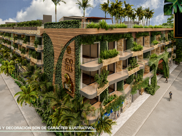 Penthouse en Ejidal, Tulum, Quintana Roo CAEN-1064-Ph